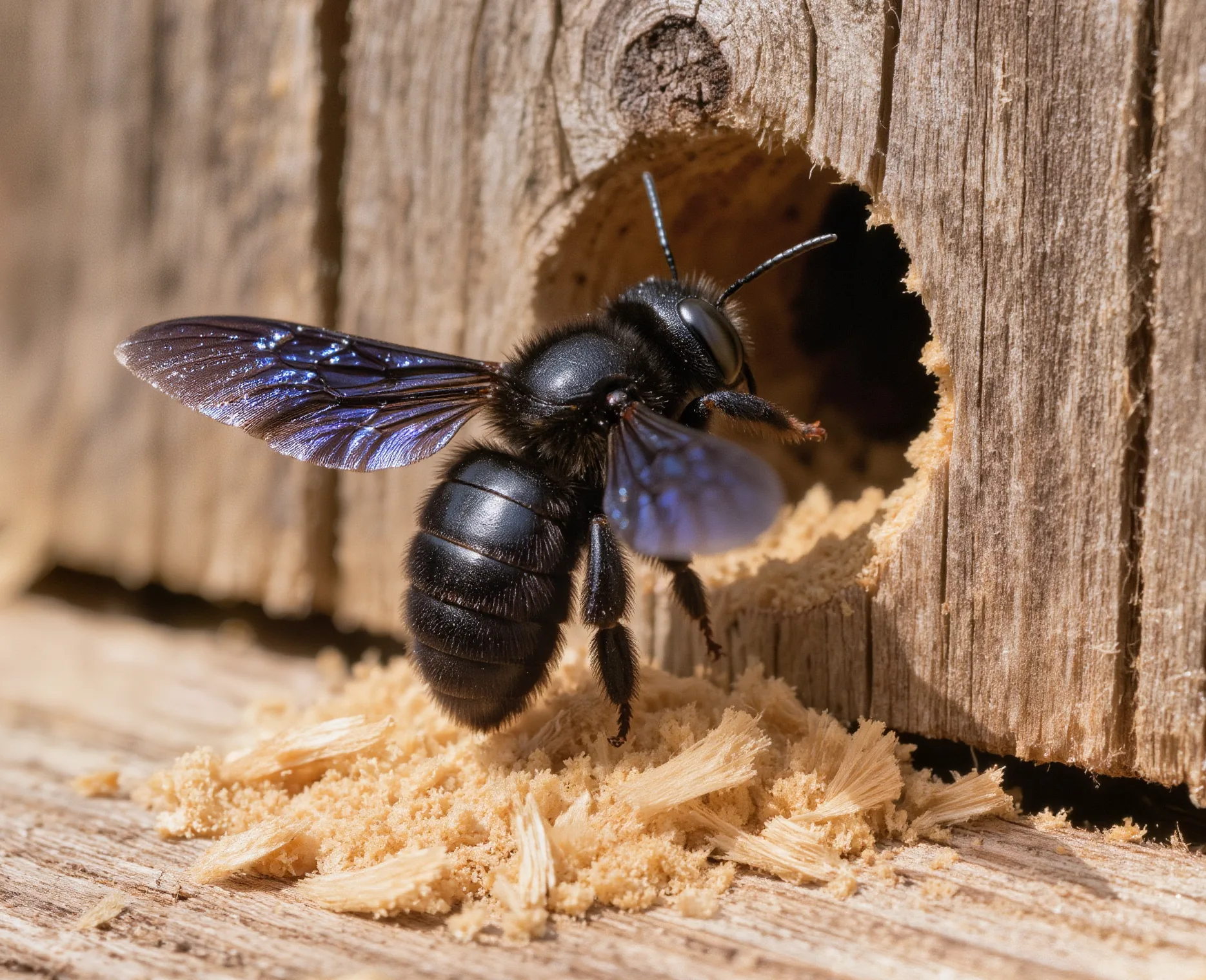 Abeille charpentiere : s'en debarrasser (2026)
